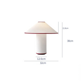 Colette Wabi-Sabi Tischlampe – Japanische Stoff Art Design Pilzlampe