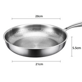 TitaLux – Pure Titanpfanne mit Fischschuppen-Hammerschlagmuster