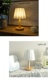 NordFold Nordic Plissee Tischlampe