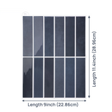 DecoFlex 3D Wandfliesen – Selbstklebende, Wasserfeste Wandaufkleber mit Harzbeschichtung