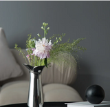 Silberne Geometrische Luxus-Keramikvase