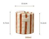 BlossomLine Handbemalte Keramik-Kaffeetasse