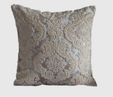 Luxuriöser Europäischer Damast-Kissenbezug aus geschnittenem Velours – Authentischer Barockstil | Retro-eleganter Zierkissenbezug