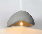 ZenAura Sculpt LED Hängeleuchte – Handgefertigte Wabi-Sabi Designlampe