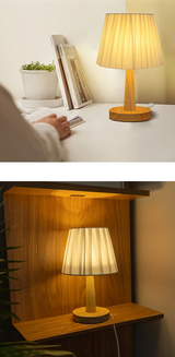 NordFold Nordic Plissee Tischlampe