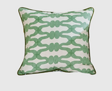 Moderne Aquarell-Geometrie-Kissenhülle – Abstrakter Bauhaus-Stil