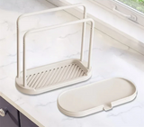 Quique FlexiDry – Abnehmbare Tuch- & Schwammhalterung für Spüle & Badezimmer