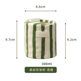 BlossomLine Handbemalte Keramik-Kaffeetasse