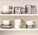 NordéaLux Skandinavische Keramik-Kaffeetasse