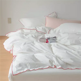 CreamSoft Elegance Bettwäsche-Set (4-teilig) – Luxuriöser Minimalismus & sanfter Schlafkomfort für jedes Schlafzimmer