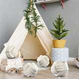 KnotComfort Kunststil Knoten-Kissen