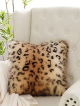 FurLuxe Patchwork Echtfell-Optik Kissen – Exklusiver Dekokissenbezug