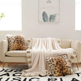 FurLuxe Patchwork Echtfell-Optik Kissen – Exklusiver Dekokissenbezug