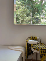 Premium Baumwoll-Karierte Gesichts- und Badetuch mit Langfasern