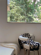 Premium Baumwoll-Karierte Gesichts- und Badetuch mit Langfasern