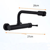 AquaTurn ZwartPro – Luxuriöse Schwarze Wandarmatur 360° Drehbar