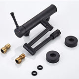 AquaTurn ZwartPro – Luxuriöse Schwarze Wandarmatur 360° Drehbar