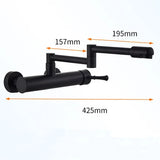 AquaTurn ZwartPro – Luxuriöse Schwarze Wandarmatur 360° Drehbar