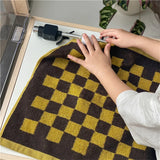 Premium Baumwoll-Karierte Gesichts- und Badetuch mit Langfasern