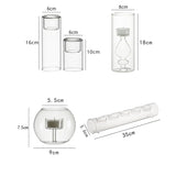 Kreativer hitzebeständiger Glas-Kerzenhalter – Stilvolle moderne Tischdekoration für Feiern und Wohnräume