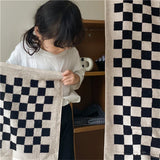 Premium Baumwoll-Karierte Gesichts- und Badetuch mit Langfasern