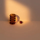 RippleWave Lux Glasbecher 250 ml – Kreativer hitzebeständiger Design-Trinkbecher