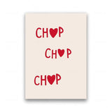 RedHeart Minimalistisches Küchen-Canvas