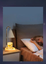 AromaGlow Retro Marmor Aromatherapie-Waxlamp