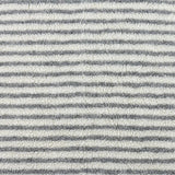 Fein Gestreifter Jacquard-Lammfellstoff – Schnell Trocknend & Atmungsaktiv für DIY Kinderkleidung und Accessoires