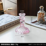 AuroraLuxe Europäischer Glas-Kerzenhalter