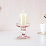RoséAura Glas-Kerzenhalter