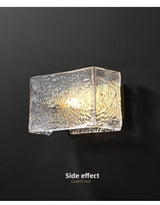 LuxeGlow Postmoderne Kupfer-Wandleuchte – Hotelstil Nachttischlampe mit Glasabdeckung