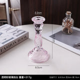 AuroraLuxe Europäischer Glas-Kerzenhalter