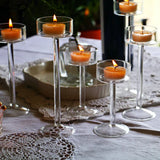 CrystalGlow Luxe Glas-Teelichthalter-Set