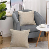 VelvetNest Chenille Luxuriöses Kissenbezug-Set (2 Stück) – Superweiche 45×45 cm