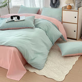 WaffleComfort Modernes Waffel-Bettwäsche-Set