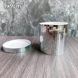 DiscoGlow Spiegelnder Keramik-Blumentopf