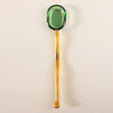 LumiStir Farbige Glas-Dessertlöffel