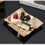 NordiLux Irreguläre Edelstahl-Schmuck- & Obstschale