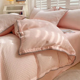 DreamWaffle Premium Waffelstruktur-Bettwäsche-Set – Weich, atmungsaktiv