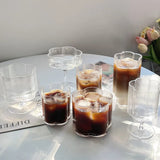 CrystalSip Vintage Geriffelte Gläser