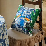 RoyalCaramel Luxus-Kissenhülle mit Tigerstreifenmuster