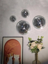 MirrorSphere Wand-Discokugel – Spiegelnde Metallic Wanddekoration für Zuhause & Events