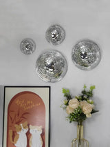 MirrorSphere Wand-Discokugel – Spiegelnde Metallic Wanddekoration für Zuhause & Events