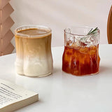 NordicRipple Aesthetic Iced-Coffee-Glas