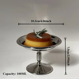 SteelElegance Edelstahl Dessertkelch auf Fuß