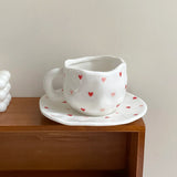 Amoréa Künstlerisches Kaffee-Set (Tasse & Untertasse)