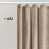 HydroWafel – Luxuriöser Duschvorhang mit Waffelstruktur