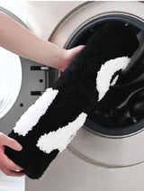 FunBath “Get Naked” Schwarz-Weiß Badezimmer Läufer