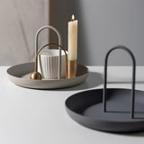 NordicCarry Runde Tragbare Ablageschale